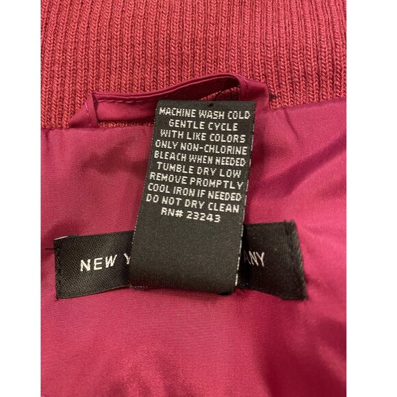 New York & Company Bright Pink Puffer Vest - Size Small - Picture 4 of 8